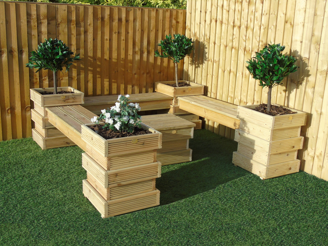 'Make/ Design Your Own' - Garden Seating Area - Planters 